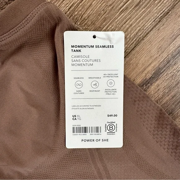 ⭐️NWT⭐️ Athleta Momentum Seamless Racerback Tank Top - Picture 3 of 4